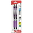 thumbnail image 1 of Pentel EnerGel RTX Gel Pen, (0.7mm) Metal Tip, Violet Ink 2-Pk, 1 of 8