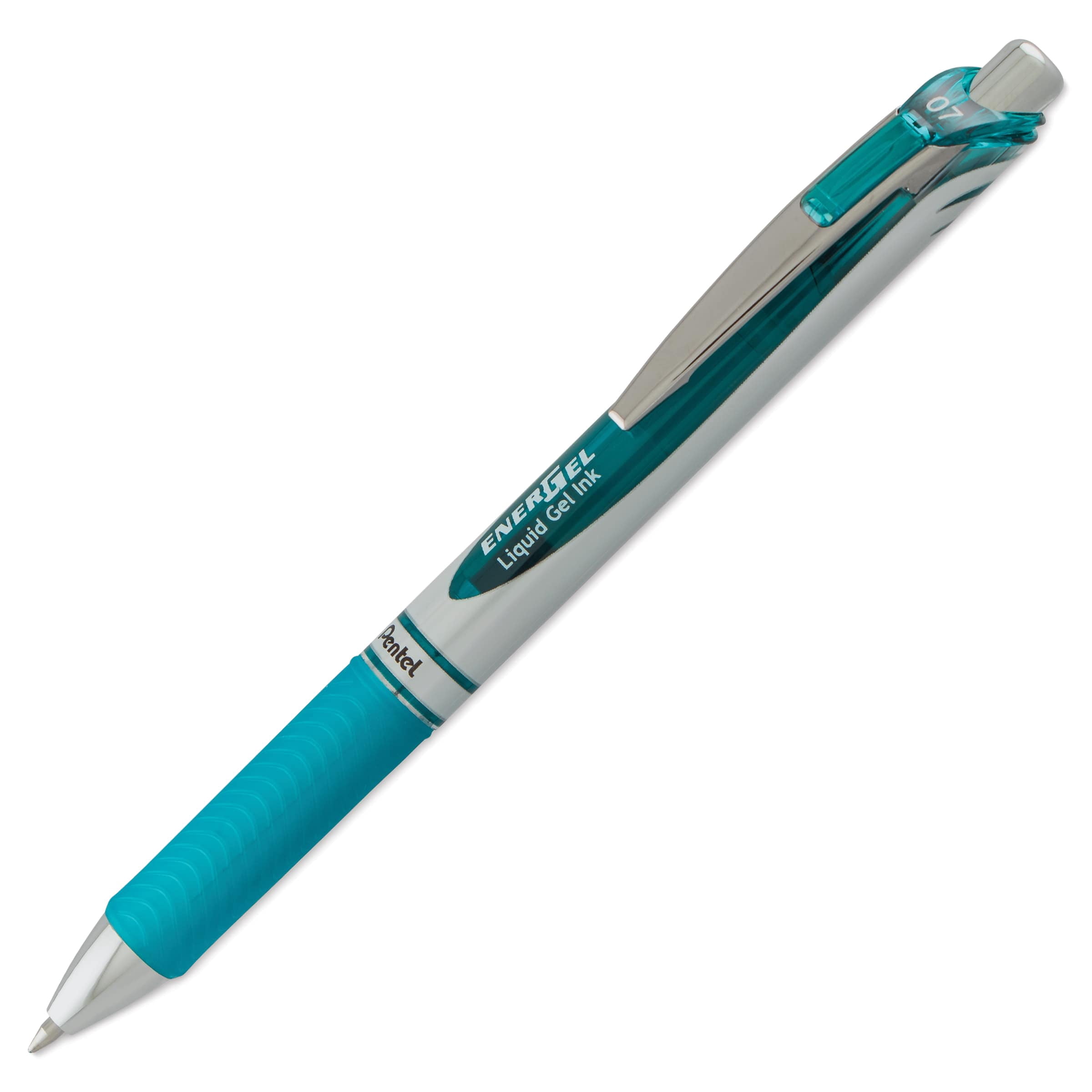 Autmog—ener gel 0.7 Pentel EnerGel RTX Retractable Gel Pen - Medium, Turquoise, 0.7mm