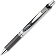 thumbnail image 1 of Pentel EnerGel RTX Liquid Gel Pen Medium Pen Point - 0.7 mm Pen Point Size - Refillable - Black Gel-based Ink - Silver Barrel - 1 Each, 1 of 3