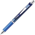 thumbnail image 1 of Pentel EnerGel RTX Liquid Gel Pens - Medium Pen Point - 0.7 mm Pen Point Size - Needle Pen Point Style - Refillable - Retractable - Blue Gel-based Ink - Blue, Stainless Steel Barre | Bundle of 5, 1 of 2