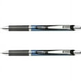 thumbnail image 1 of Pentel EnerGel RTX Liquid Gel Pens - Medium Pen Point - 0.7 mm Pen Point Size - Needle Pen Point Style - Refillable - Retractable - Black Gel-based Ink - Blue Barrel - Stainless St | Bundle of 5, 1 of 2