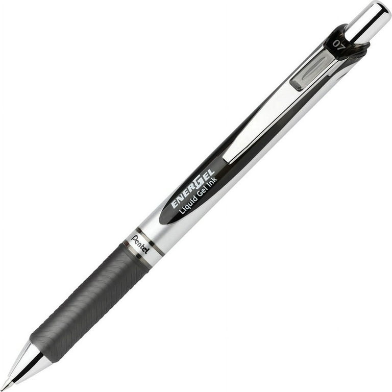 EnerGel EnerGel RTX Liquid Gel Pens - Medium Pen Point - 0.7 mm Pen Point Size - Refillable - Retractable - Violet Gel-based Ink - Silver Barrel - Metal Tip - 1 Dozen EnerGel EnerGel RTX Liquid Gel Pens - Medium Pen Point - 0.7 mm Pen Point Size - Refillable - Retractable - Violet Gel-based Ink - Silver Barrel - Metal Tip - 1 Dozen