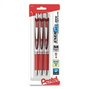 Pentel EnerGel RTX Retractable Gel Pen Medium Point Red Ink BL77BP3B