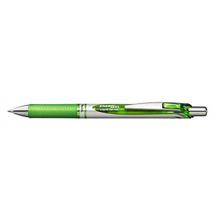 Pentel EnerGel RTX Retractable Liquid Gel Pen, (0.7mm) Metal Tip, Medium Line, Lime Green Ink, 12 pack (BL77-K) Pentel EnerGel RTX Retractable Liquid Gel Pen, (0.7mm) Metal Tip, Medium Line, Lime Green Ink, 12 pack (BL77-K)