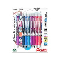 Pentel EnerGel RTX Retractable Liquid Gel Pens 0.7mm 8/Pkg-Creator Expressions