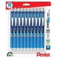 thumbnail image 1 of Pentel EnerGel RTX Retractable Premium Liquid Gel Pen, (0.7mm) Needle Tip, Ultra Smooth, Medium Line, Blue Ink 10 Pack, BLN77BP10C, 1 of 7