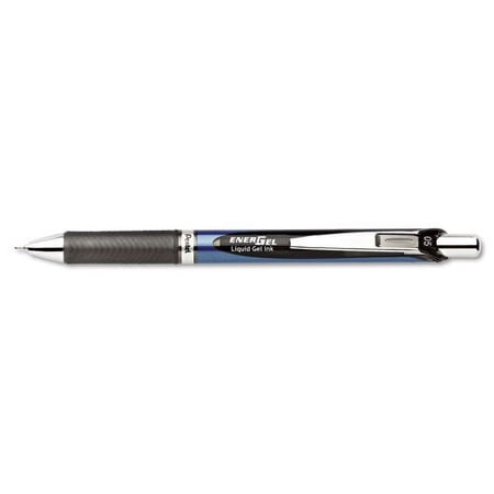 Pentel : EnerGel RTX Retractable Roller Ball Pen, Micro Needle Point, Black -:- Sold as 2 Packs of - 1 - / - Total of 2 Each
