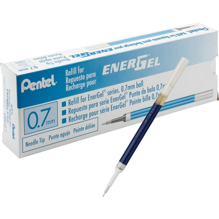 EnerGel Liquid Gel Pen Refill - 0.70 mm Point - Black Ink - Smudge Proof, Quick-drying Ink, Glob-free - 12 / Box EnerGel Liquid Gel Pen Refill - 0.70 mm Point - Black Ink - Smudge Proof, Quick-drying Ink, Glob-free - 12 / Box