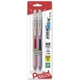 thumbnail image 1 of Pentel EnerGel-X Pastel Barrels Retractable, Medium Line, Assorted Ink, Pack of 2 BL107FBP2M, 1 of 5