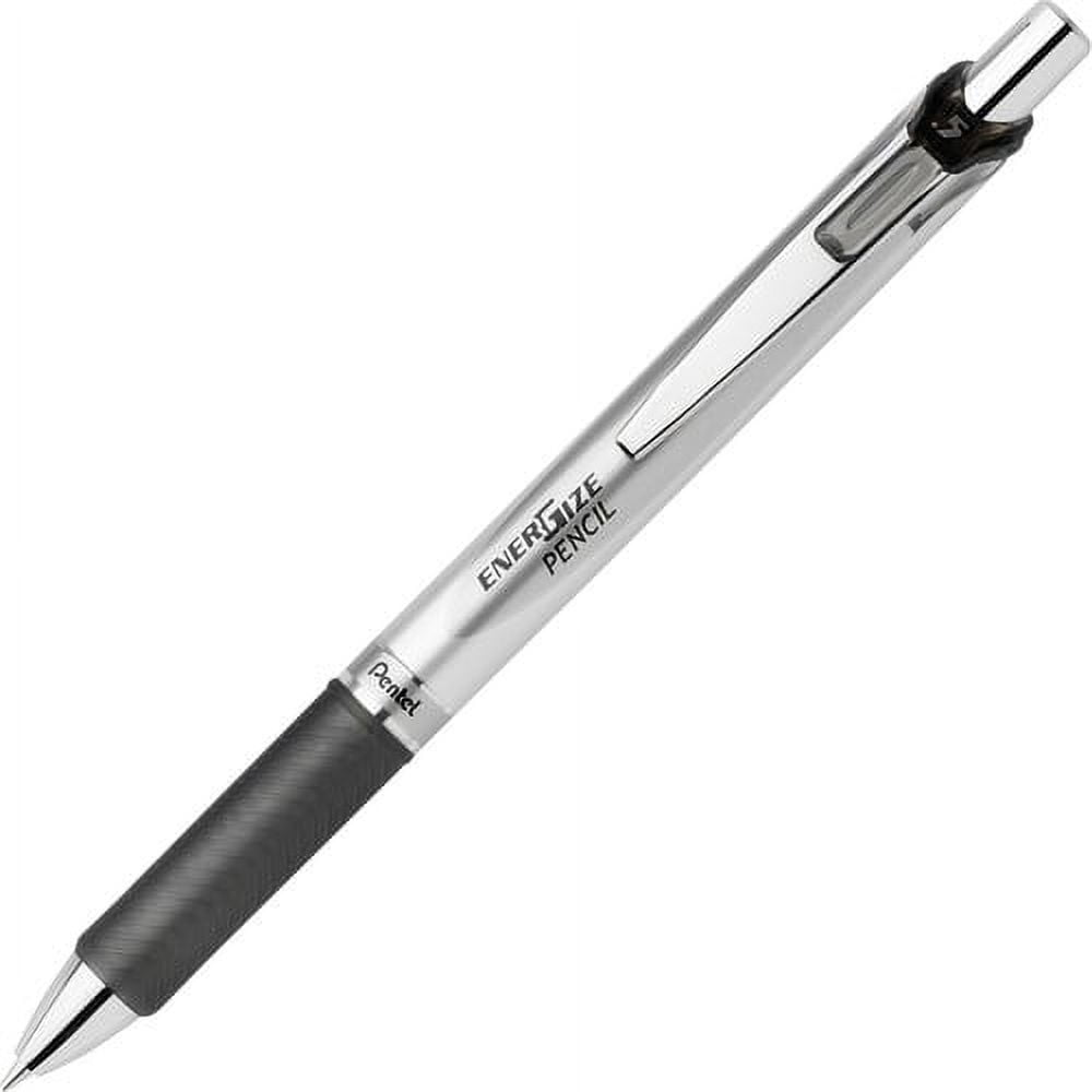 Pentel EnerGize Mechanical Pencils - #2 Lead - 0.5 mm Lead Diameter - Refillable - Black Barrel - 1 Dozen Pentel EnerGize Mechanical Pencils - #2 Lead - 0.5 mm Lead Diameter - Refillable - Black Barrel - 1 Dozen