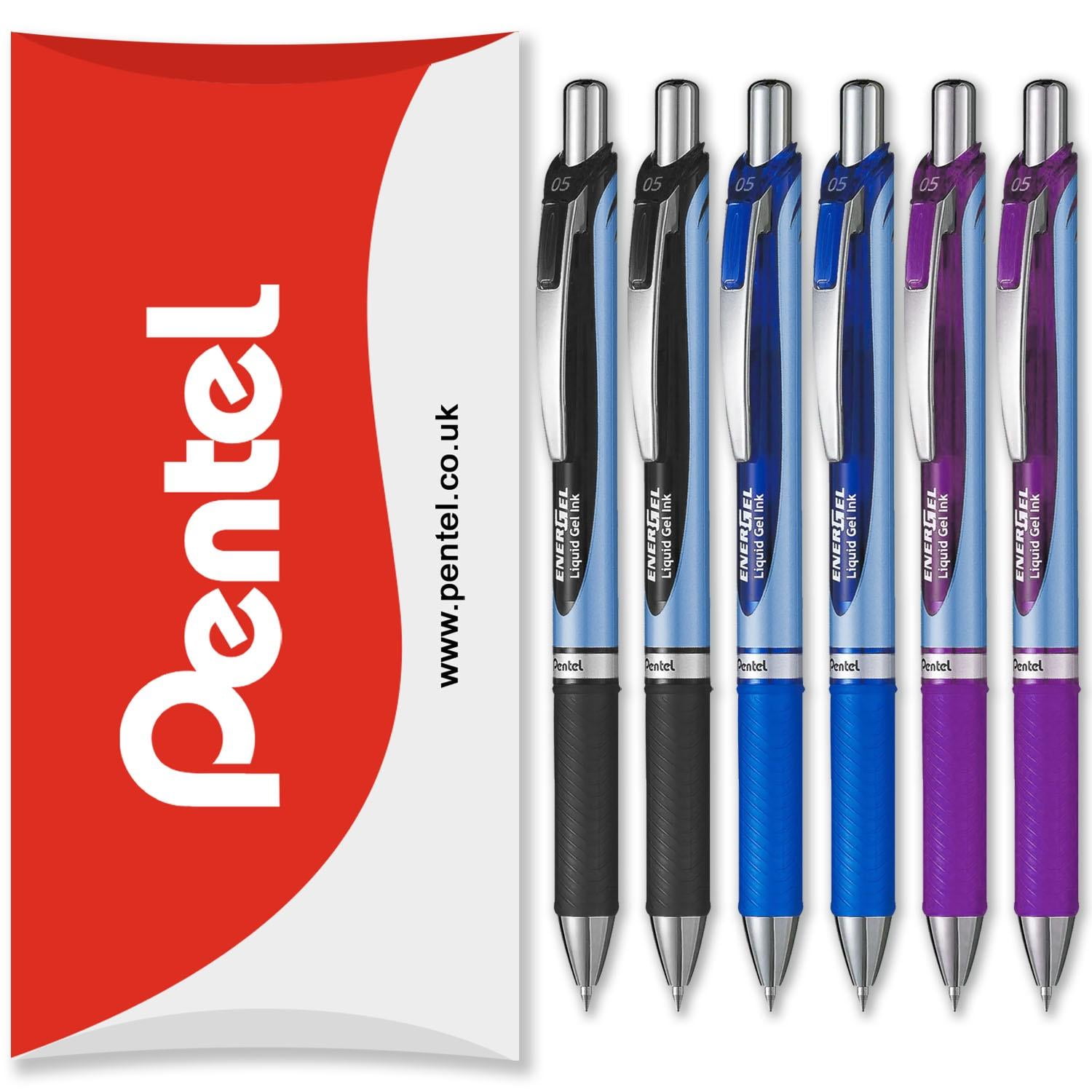 Pentel Energel BLN75 - Penna a sfera retrattile con inchiostro gel 0,5