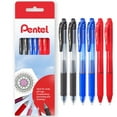 thumbnail image 1 of Pentel Energel X BL107 Retractable Gel Rollerball Pens - 0.7mm Nib - Black, Blue, Red - Gift Box of 6, 1 of 4