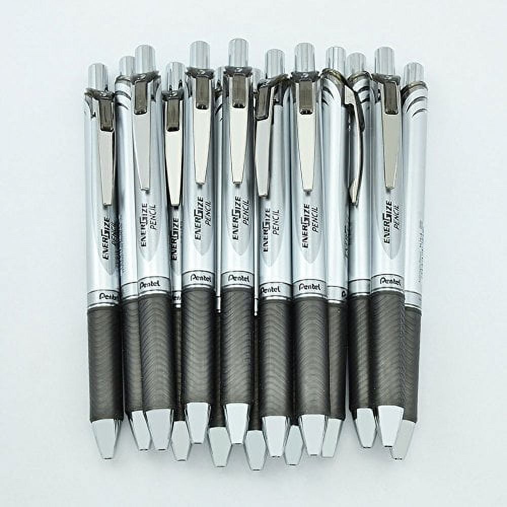 Pentel Energize Mechanical Pencils - .5mm, Silver Barrel (Bulk Lot of 15)
