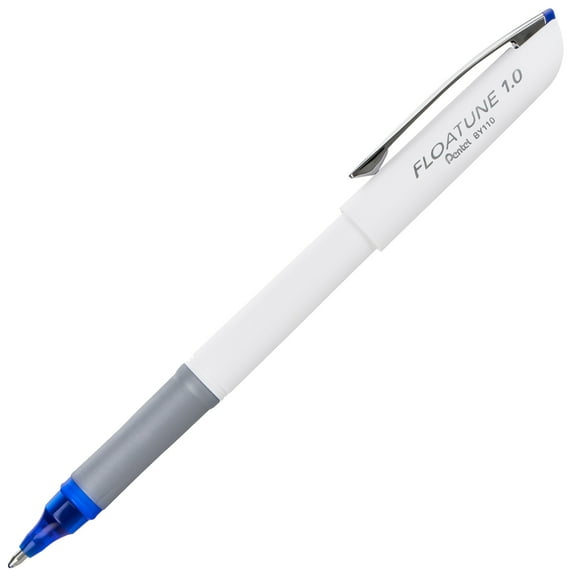 Pentel FLOATUNE Rollerball, 1.0mm, Bold Line, Blue Ink, 1 Dozen