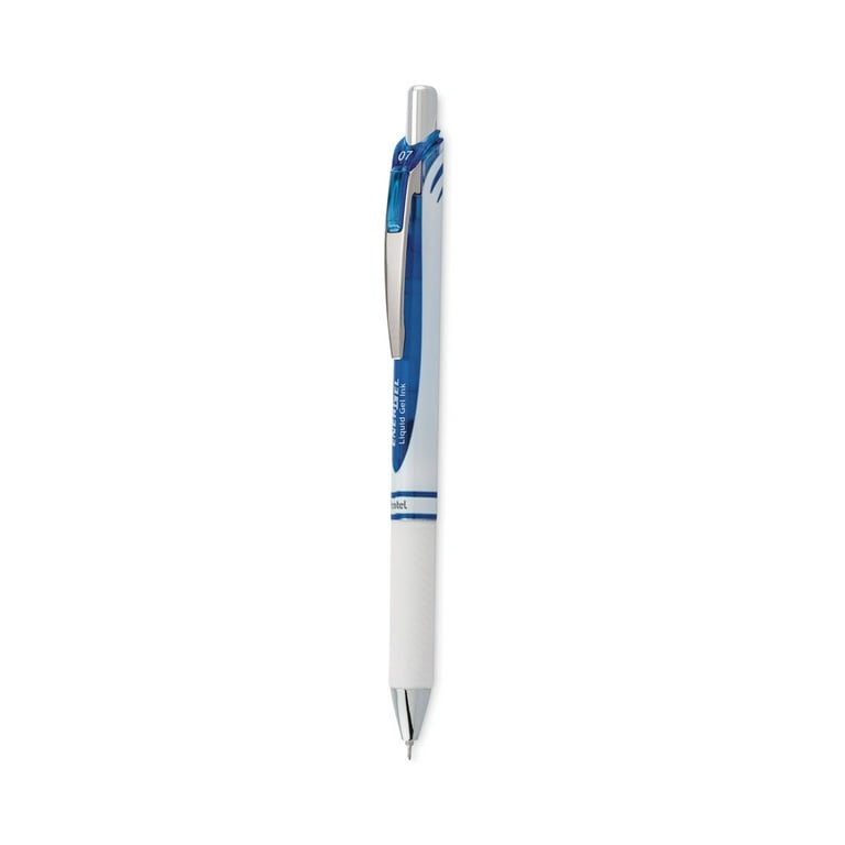 Pentel Style Liquid Gel Pen - 0.7 mm Pen Point Size - Refillable - Retractable - Black Gel-based Ink - Blue Metal Barrel - 1 Each Pentel Style Liquid Gel Pen - 0.7 mm Pen Point Size - Refillable - Retractable - Black Gel-based Ink - Blue Metal Barrel - 1 Each