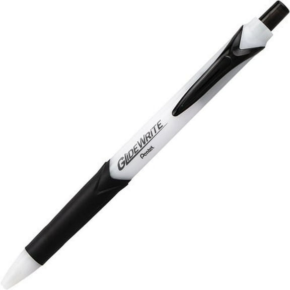 Pentel GlideWrite 1.0mm Ballpoint Pen 1 mm Pen Point Size - Black Gel-based Ink - 16 / Pack