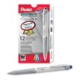 thumbnail image 1 of Pentel Glidewrite Signature Ballpoint Pen Pearl White Barrel, (1.0mm) Medium Line, Blue Ink, 12 Pens (BX930W-C), 1 of 6