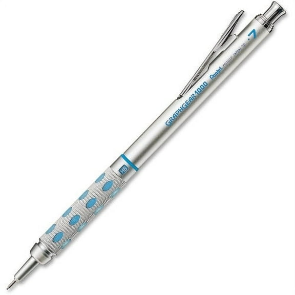 Pentel GraphGear 1000 Automatic Drafting Pencils #2 Lead - 0.7 mm Lead Diameter - Refillable - Blue Barrel - 1 Each