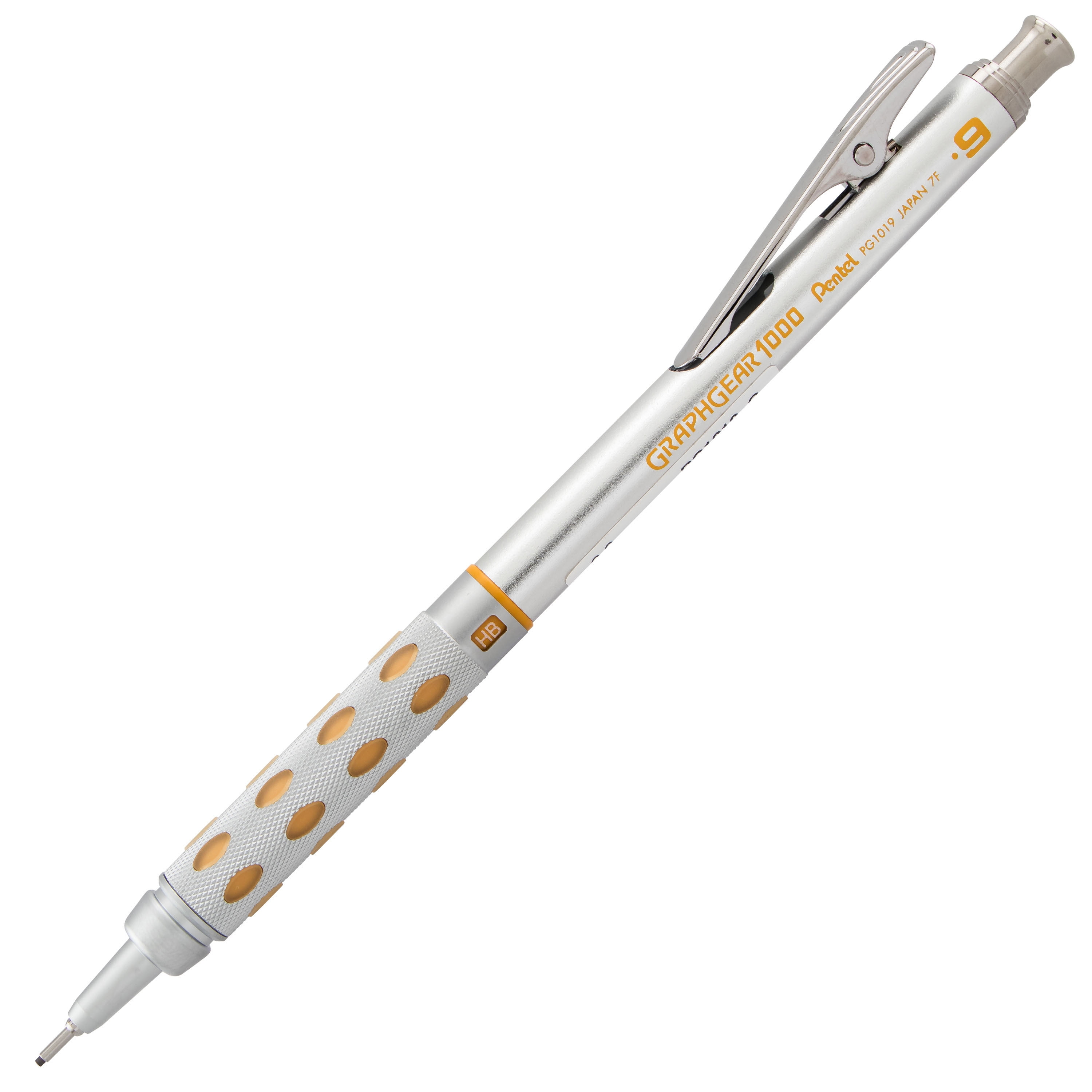 Pentel GraphGear 1000 Drafting Pencil, .9mm, Yellow