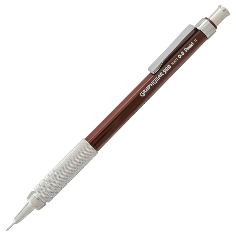 Pentel GraphGear 500 Automatic Drafting Pencil (0.3mm), Brown