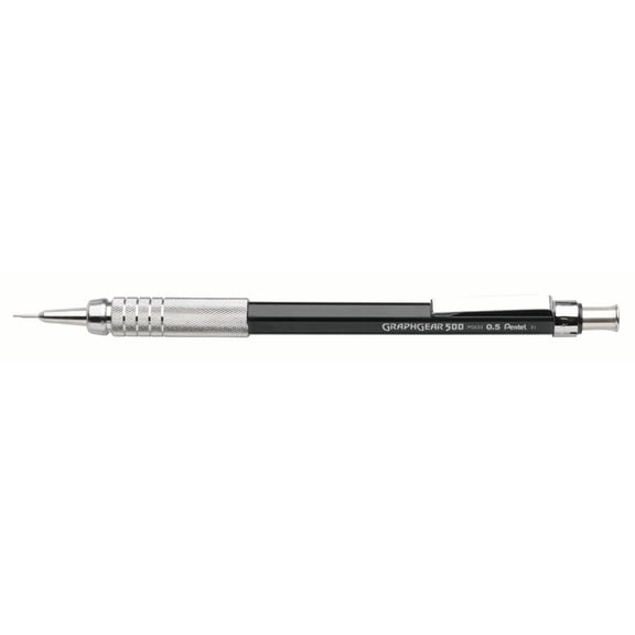 Pentel GraphGear 500 Mechanical Drafting Pencil, 0.5mm, HB Lead