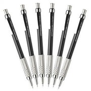 Pentel GraphGear 500 Automatic Drafting Pencil, 0.5mm, Black, Pack of 6