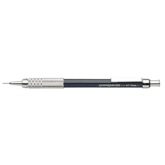 Pentel GraphGear 500 Drafting Pencil, .7mm, Blue