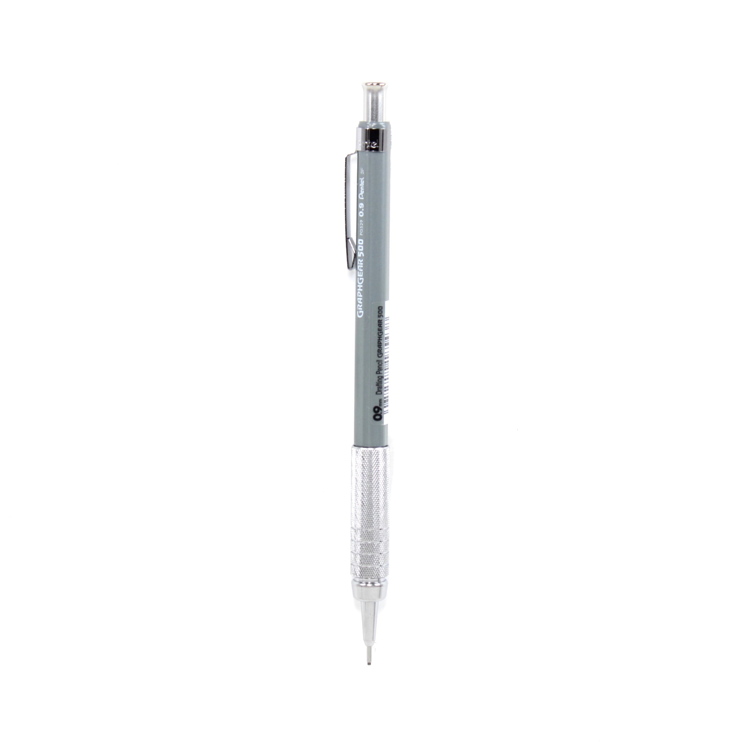 Pentel GraphGear 500 Mechanical Drafting Pencil - HB Lead - 0.9 mm Lead Diameter - Refillable - Gray Barrel - 1 Each Pentel GraphGear 500 Mechanical Drafting Pencil - HB Lead - 0.9 mm Lead Diameter - Refillable - Gray Barrel - 1 Each