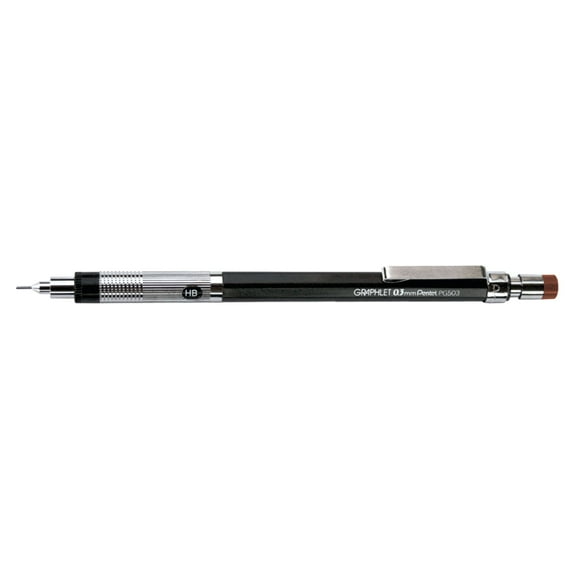 Pentel Graphlet Mechanical Pencil, .3mm