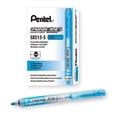 thumbnail image 1 of Pentel Handy-Line S Retractable and Refillable Chisel Tip Highlighter, Sky Blue Ink, Box of 12 (SXS15-S), 1 of 3