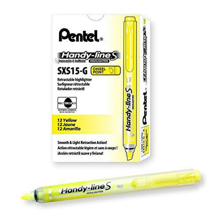 Amazon.com : Pentel Handy-line S Retractable Highlighter