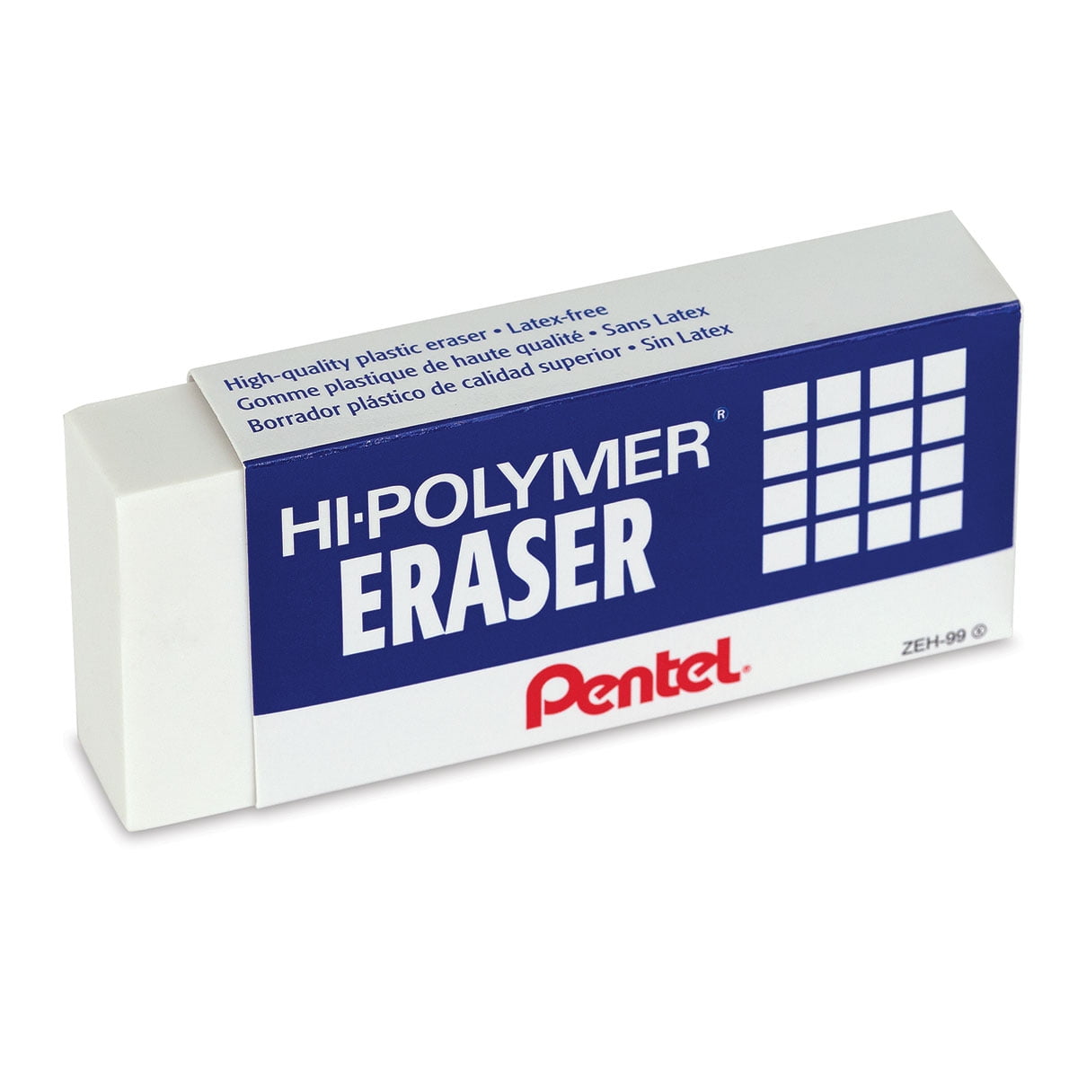 Pentel Erasers, Hi-Polymer - 3 erasers