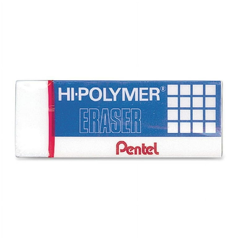 Walmart Art Supply Review: Pentel Hi Polymer Eraser and Neon Eraser