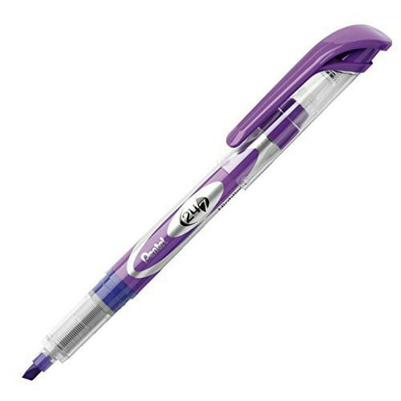 Pentel Highlighters, Chisel Point, Bleed Resistant, Violet (SL12-V) Sold Individually