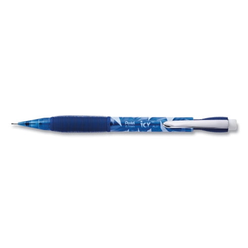 Icy Mechanical Pencil Value Pack, 0.7 mm, HB (#2), Black Lead, Transparent Blue Barrel, 24/Pack Icy Mechanical Pencil Value Pack, 0.7 mm, HB (#2), Black Lead, Transparent Blue Barrel, 24/Pack