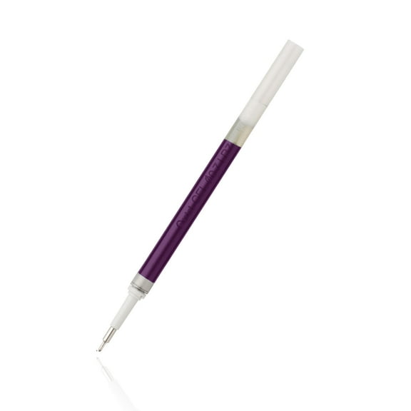 Pentel Ink Pen Refills for EnerGel Gel, Needle Tip, 0.7 mm, Violet, 12 Count