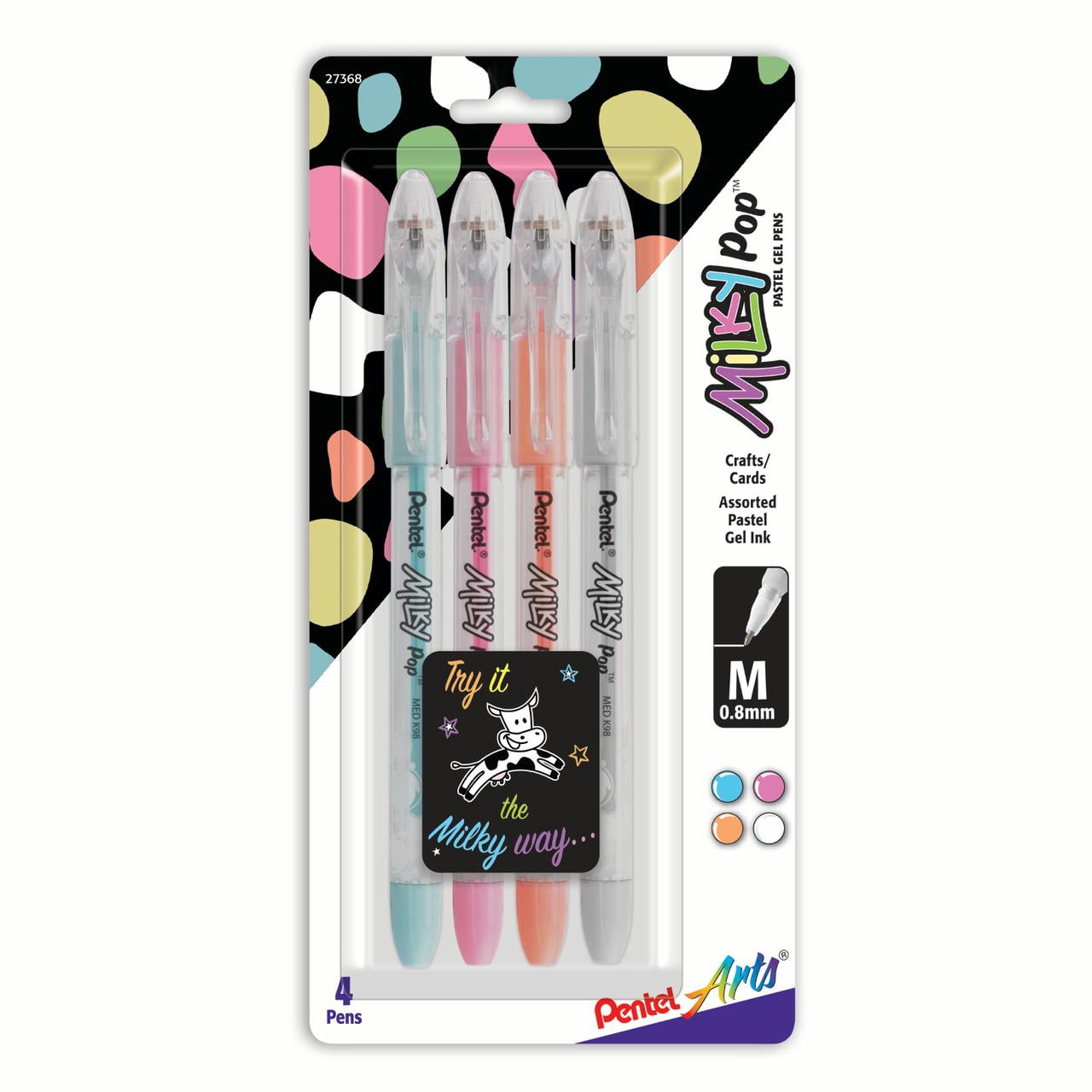 Milky Pop Pastel Gel Pens - White