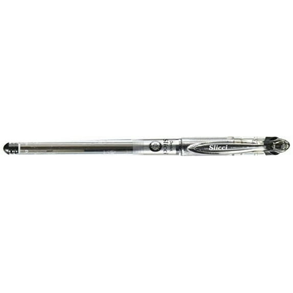 Pentel Needle Tip Gel Ballpoint Pen, Slicci, 0.25mm, Black (BG202-A)