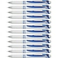 thumbnail image 1 of Pentel Needle Tip Liquid Gel Ink Pens - 0.5 mm Pen Point Size - Needle Pen Point Style - Refillable - Retractable - Blue Liquid Gel Ink Ink - 1 Dozen | Bundle of 2 Dozen, 1 of 1