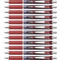 thumbnail image 1 of Pentel Needle Tip Liquid Gel Ink Pens - 0.7 mm Pen Point Size - Needle Pen Point Style - Refillable - Retractable - Red Liquid Gel Ink Ink - Stainless Steel Tip - 12 / Box | Bundle of 5, 1 of 2