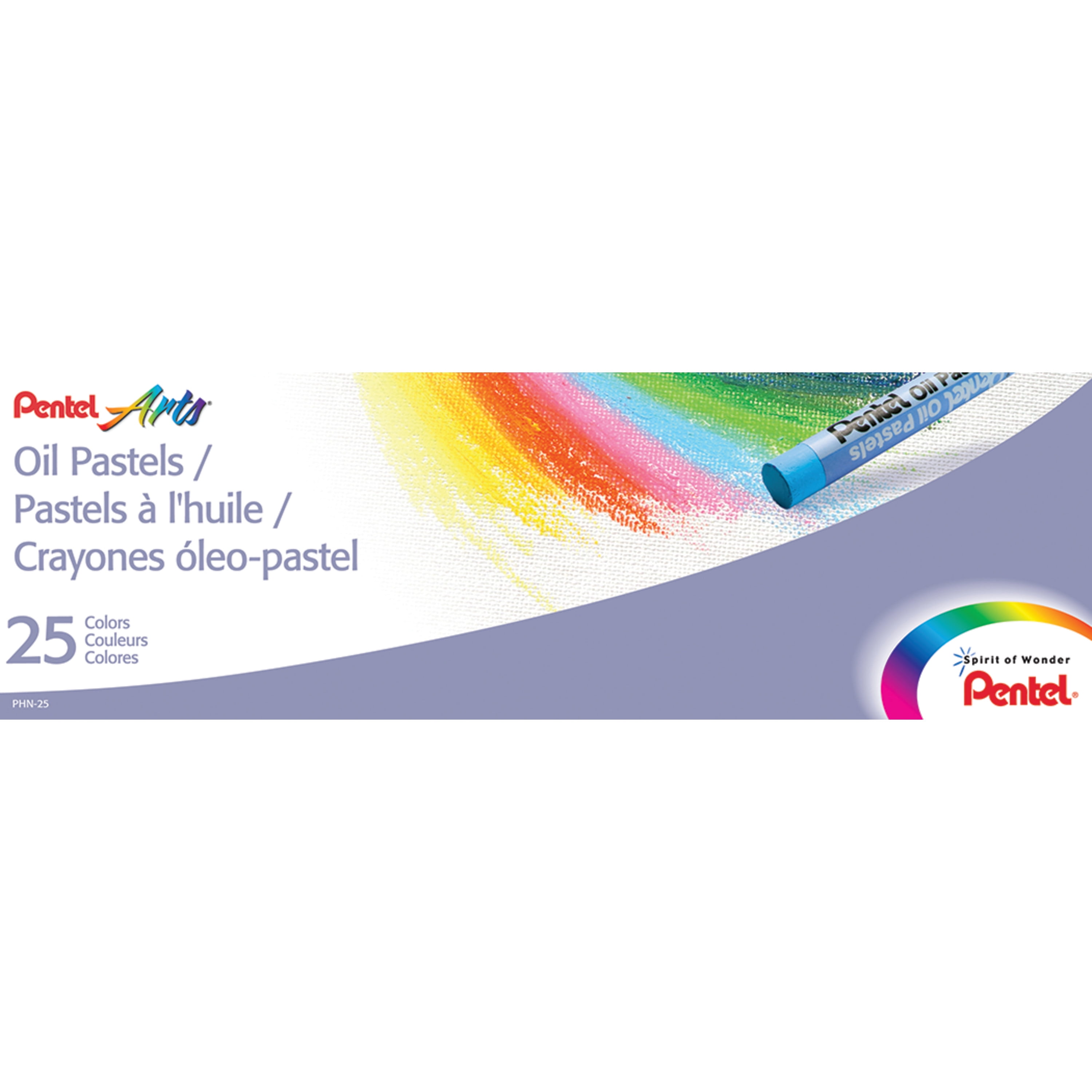 Pentel Washable Oil Pastels 25/36/50 Colors Set25 Colors Set in