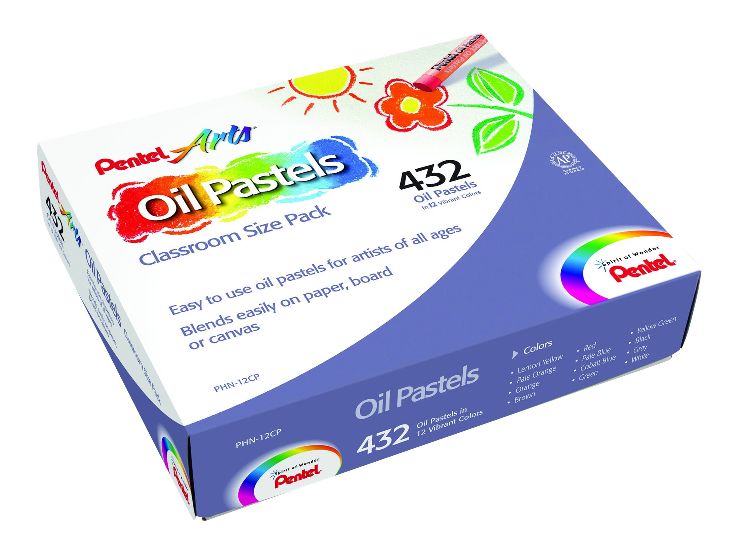 Pentel® Oil Pastel Class Pack, 432 count