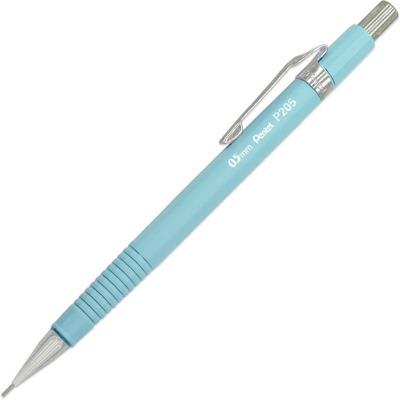 Pentel P205 Series Mechanical Automatic Pencil - Pastel Floral Range - Forget Me Not (Pastel Blue) - Single