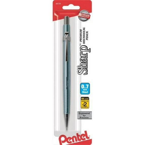 Pentel P207MBPM 0.7 Mm Sharp Premium Mechanical Drafting Pencil - Assorted Color (Pack of 14)