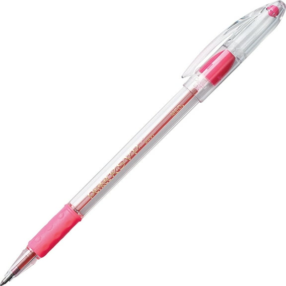Pentel, PENBK91P, R.S.V.P Pink Medium Point Ballpoint Pen, 12 / Dozen
