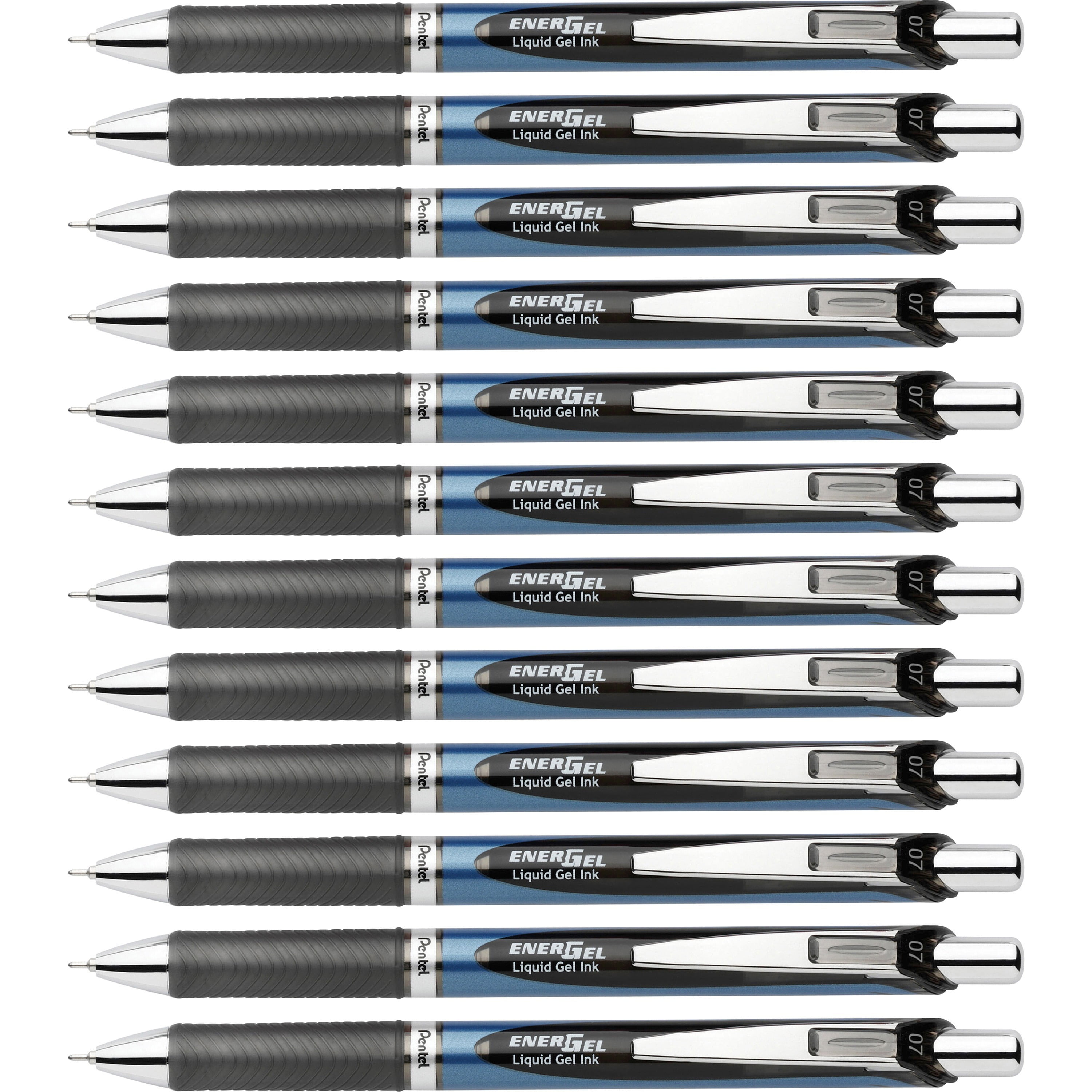 Pentel, PENBLN77BP2ABX, Needle Tip Liquid Gel Ink Pens, 12 / Box