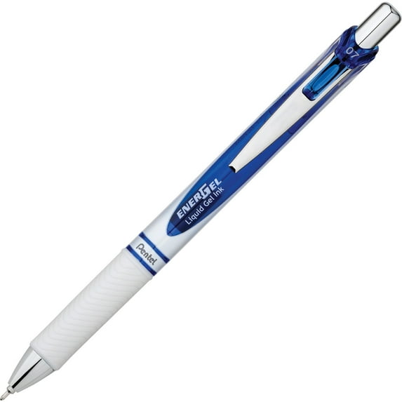 Pentel PENBLN77PWC Ener Gel Liquid Ink Retractable Pens, Blue