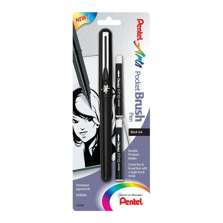 Pentel Arts Limited Edition Pocket Brush – Pentel of America, Ltd.