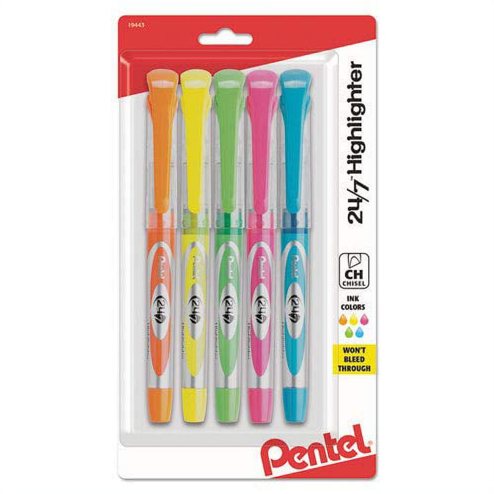 Amazon.co.jp: Pentel 24/7 Chisel Tip Bright Yellow Ink