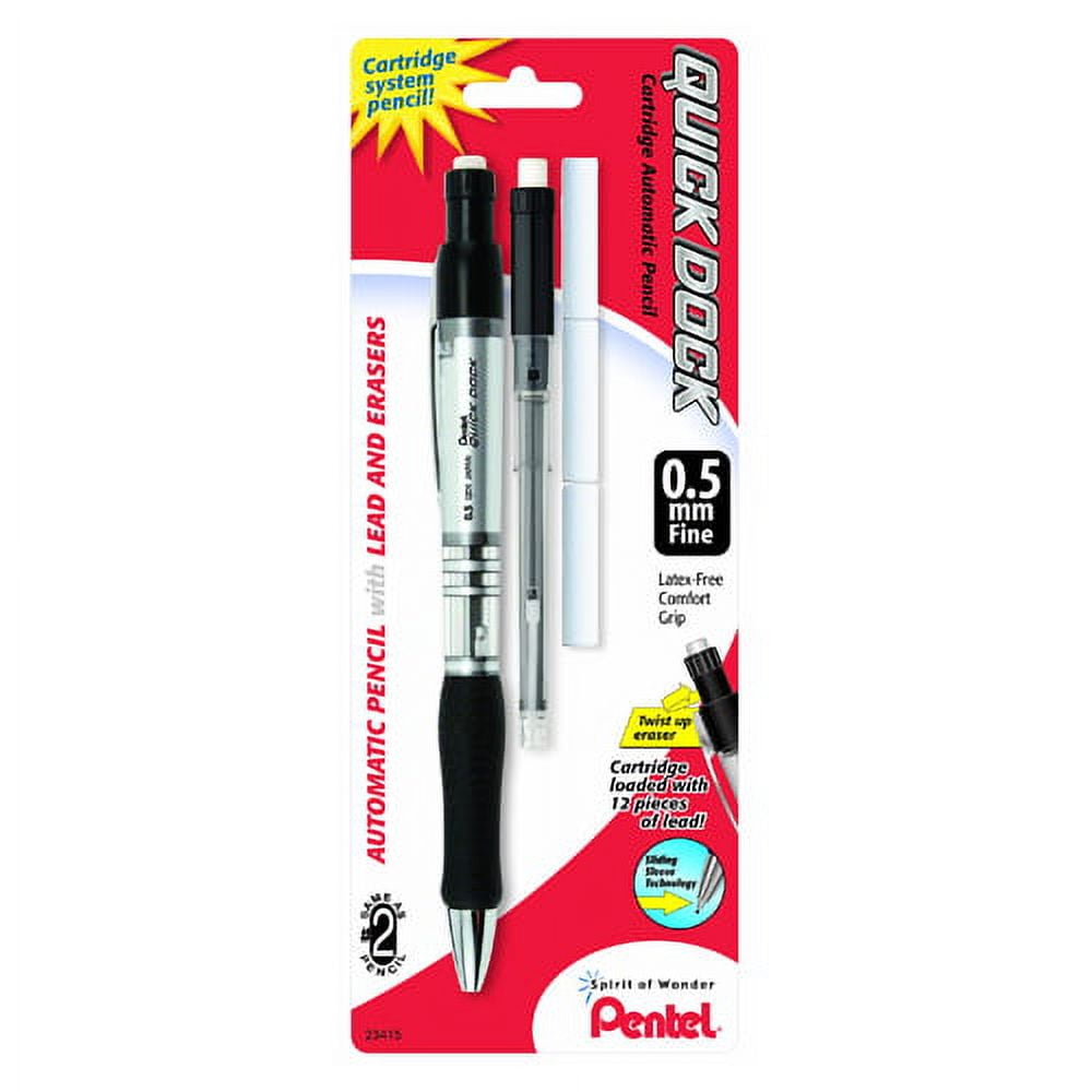 Pentel, Quick Dock Mechanical Pencil w/ Refill & Eraser 1 ea